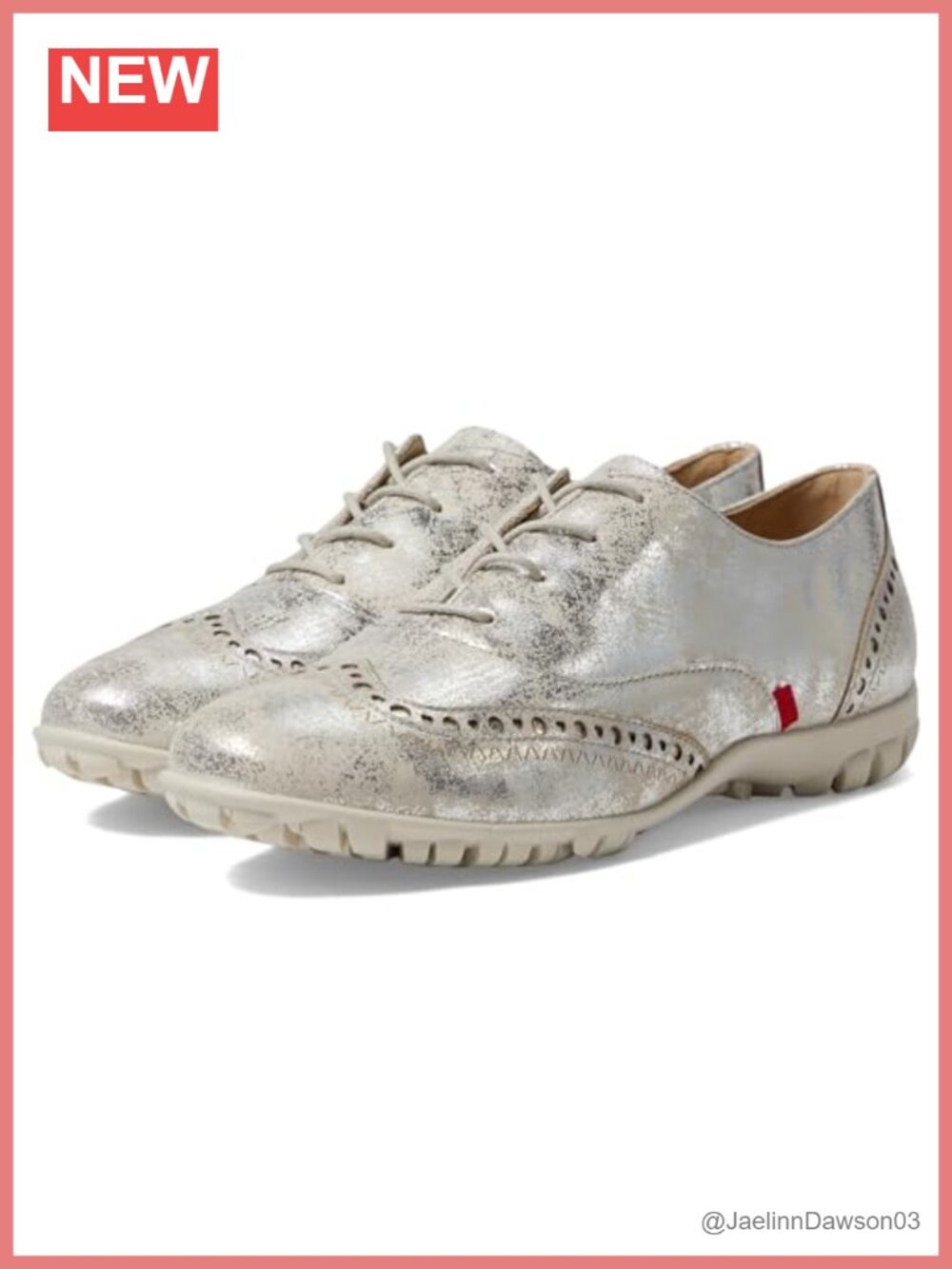 Leather Golf Loafer Shoes for Women Hand-Stitched Cushioned